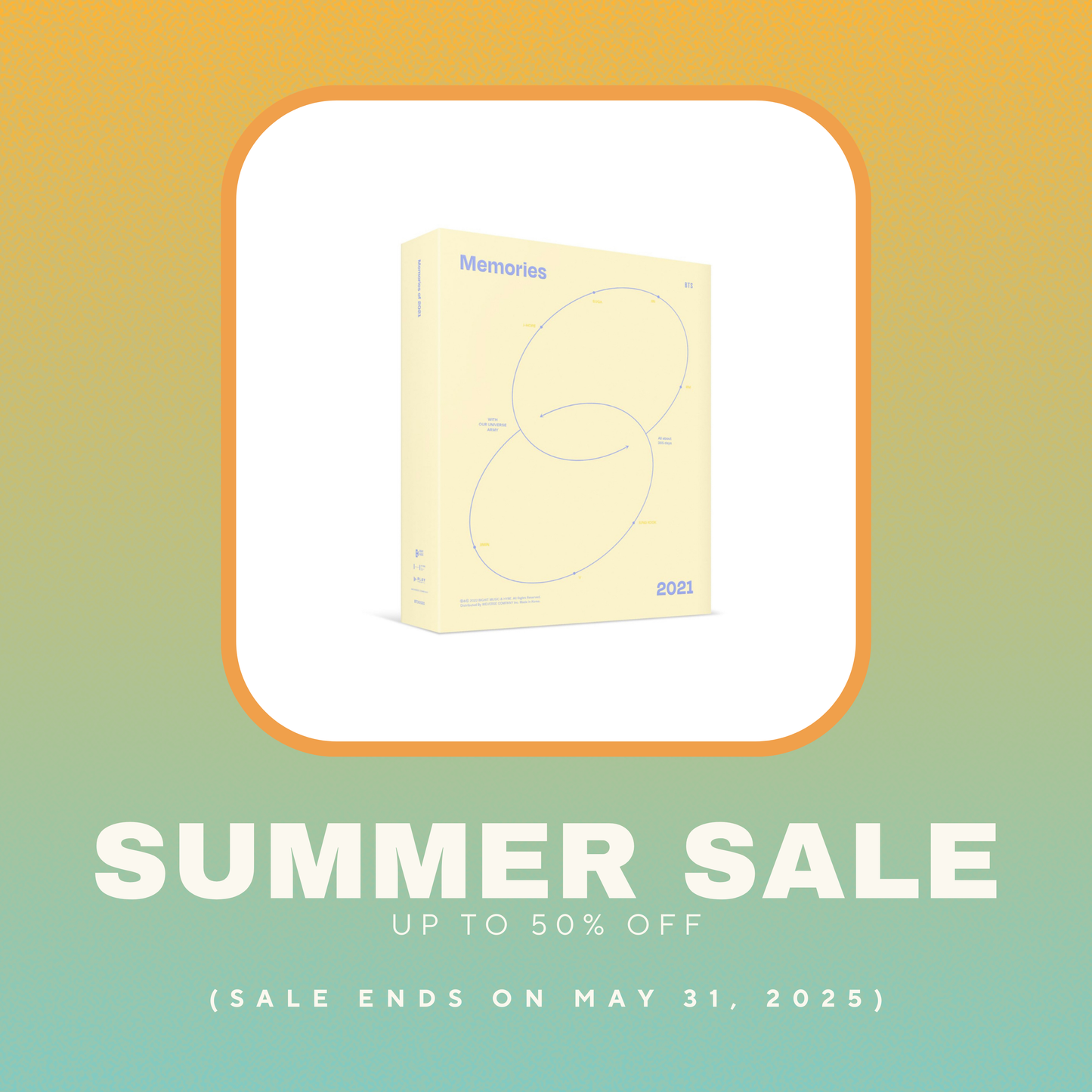 šæ BTS Memo 2021 Digi Code (Sealed) šæ