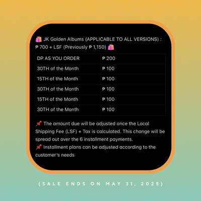 šļø JK Golden Album ā Solid Version (White) šļø