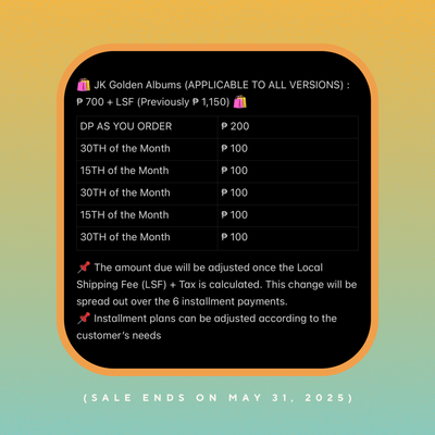 šļø JK Golden Album ā Substance Version (Blue) šļø