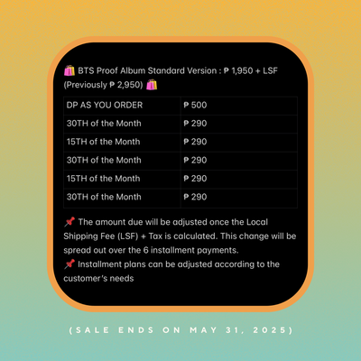 šļø BTS Proof Album Standard Version (Sealed) šļø