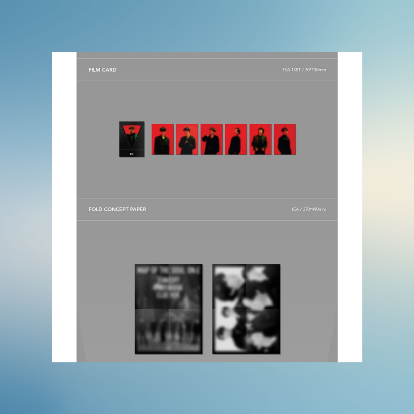 BTS MOTS ON:E Concept Photobook Clue Version (Sealed)