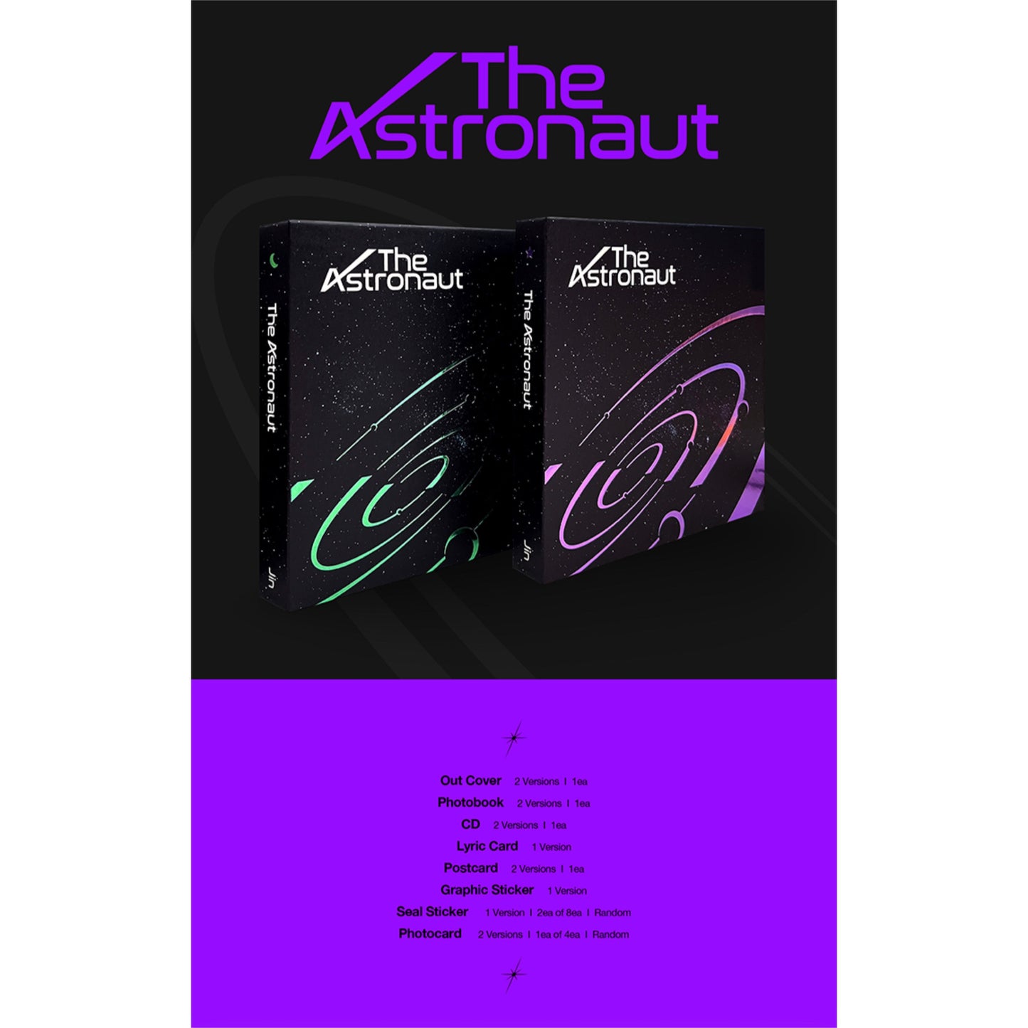 Jin's Solo Album — "The Astronaut" Random (w/ Weverse POB)