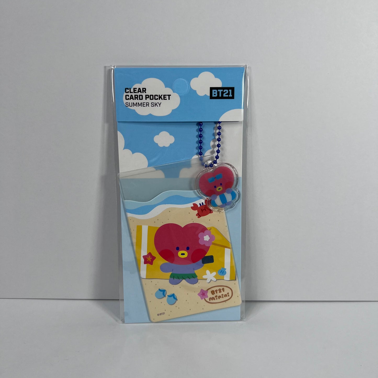BT21 Minini Clear Card Pocket (Summer Sky)