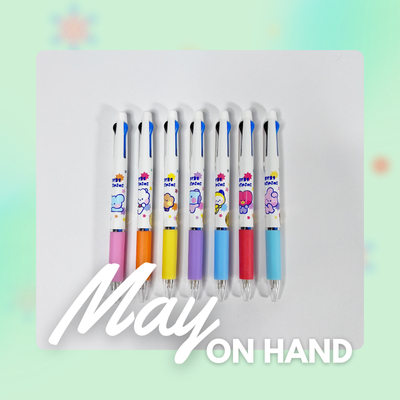 BT21 Minini Three-Colored Ballpoint Pen