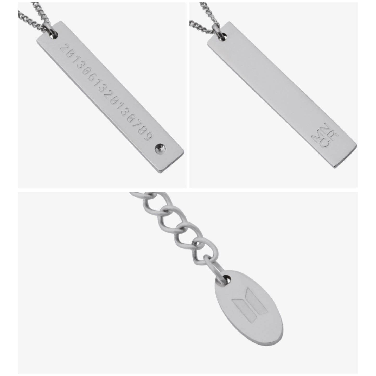 [PRE ORDER] ⚫ BTS Monochrome Merch — Chain Necklace ⚫