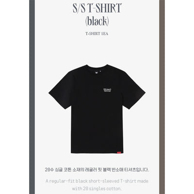 [2ND PRE ORDER] Suga D-Day Official Tour Merch — S/S T-Shirt (Black)