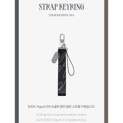 [1ST PRE ORDER] Suga D-Day Official Tour Merch — Strap Keyring