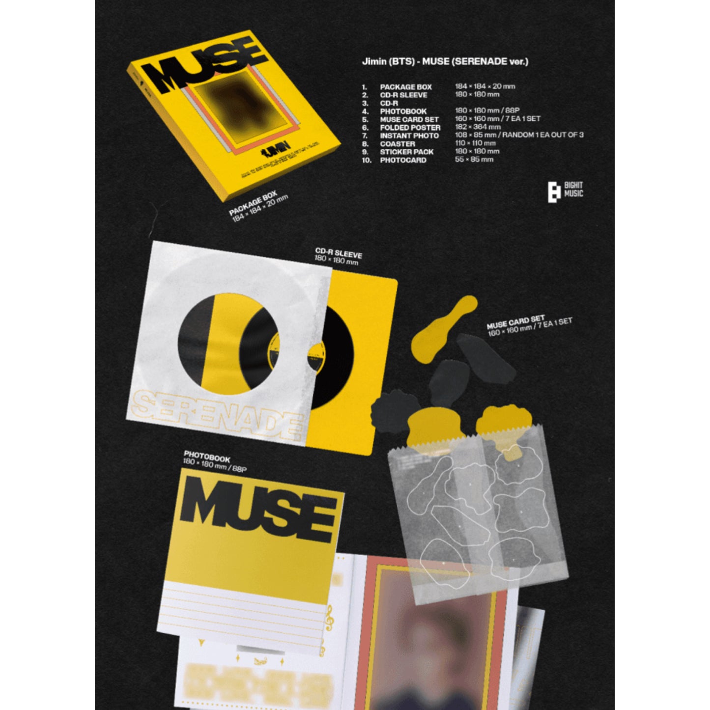 [PRE ORDER] 🟢 Jimin’s 2nd Solo Album - Muse (SET) 🟡