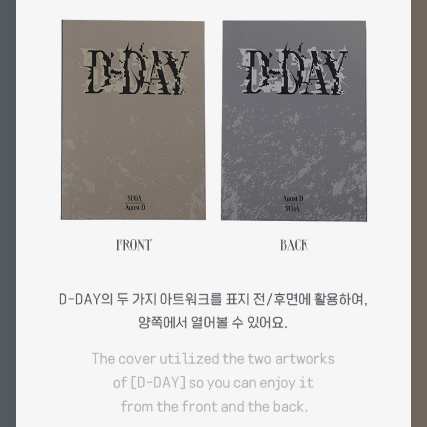 [1ST PRE ORDER] Suga D-Day Official Tour Merch — Mini Photo Book