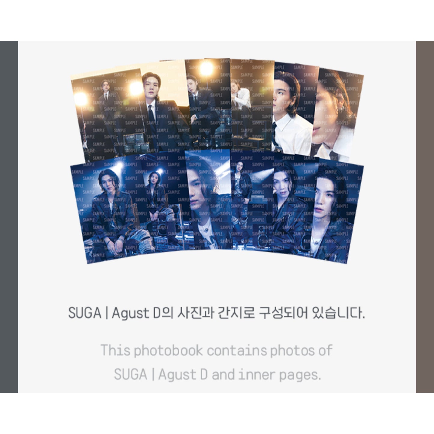 [1ST PRE ORDER] Suga D-Day Official Tour Merch — Mini Photo Book