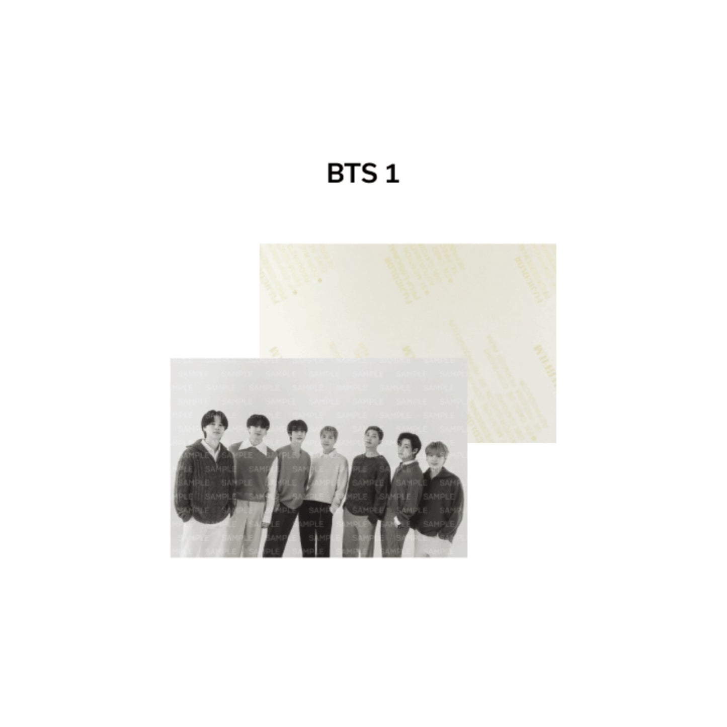 [PRE ORDER] ⚫ BTS Monochrome Merch — Printed Photo ⚫