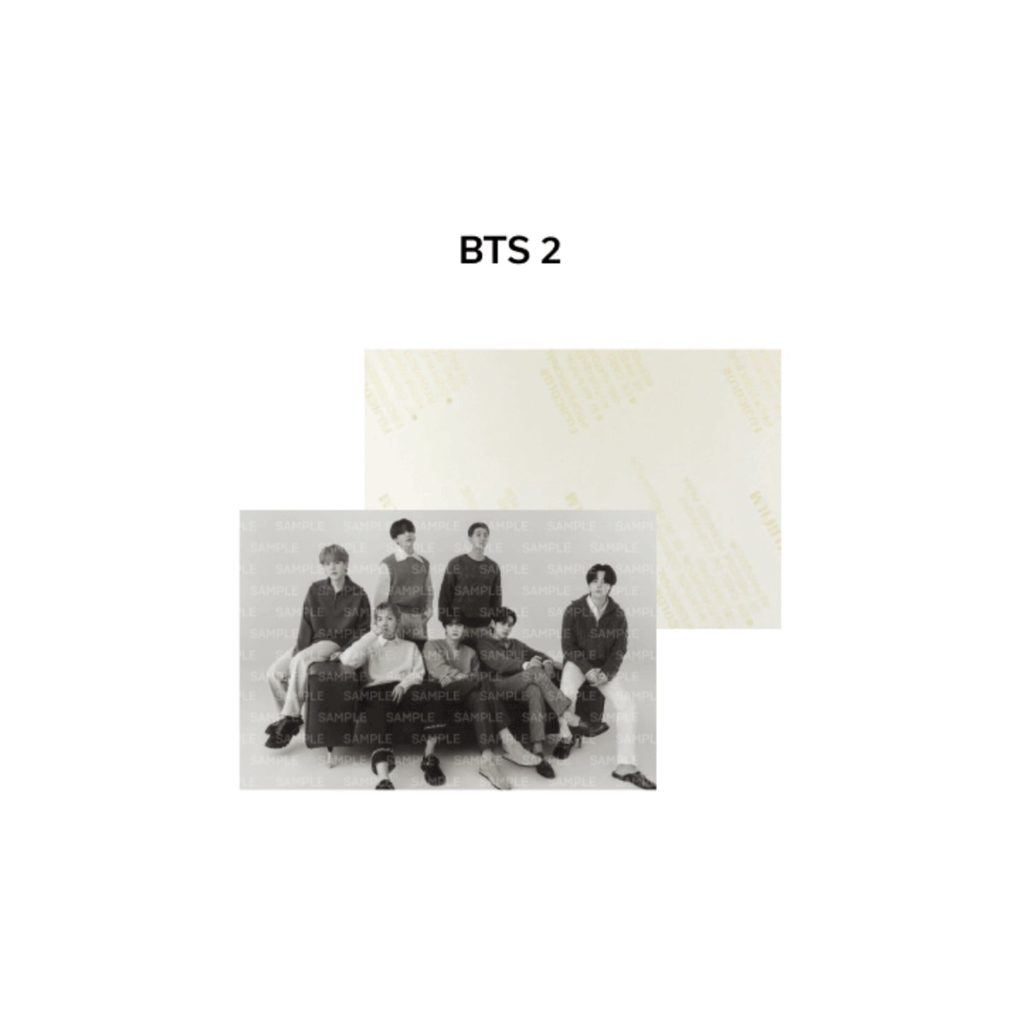 [PRE ORDER] ⚫ BTS Monochrome Merch — Printed Photo ⚫