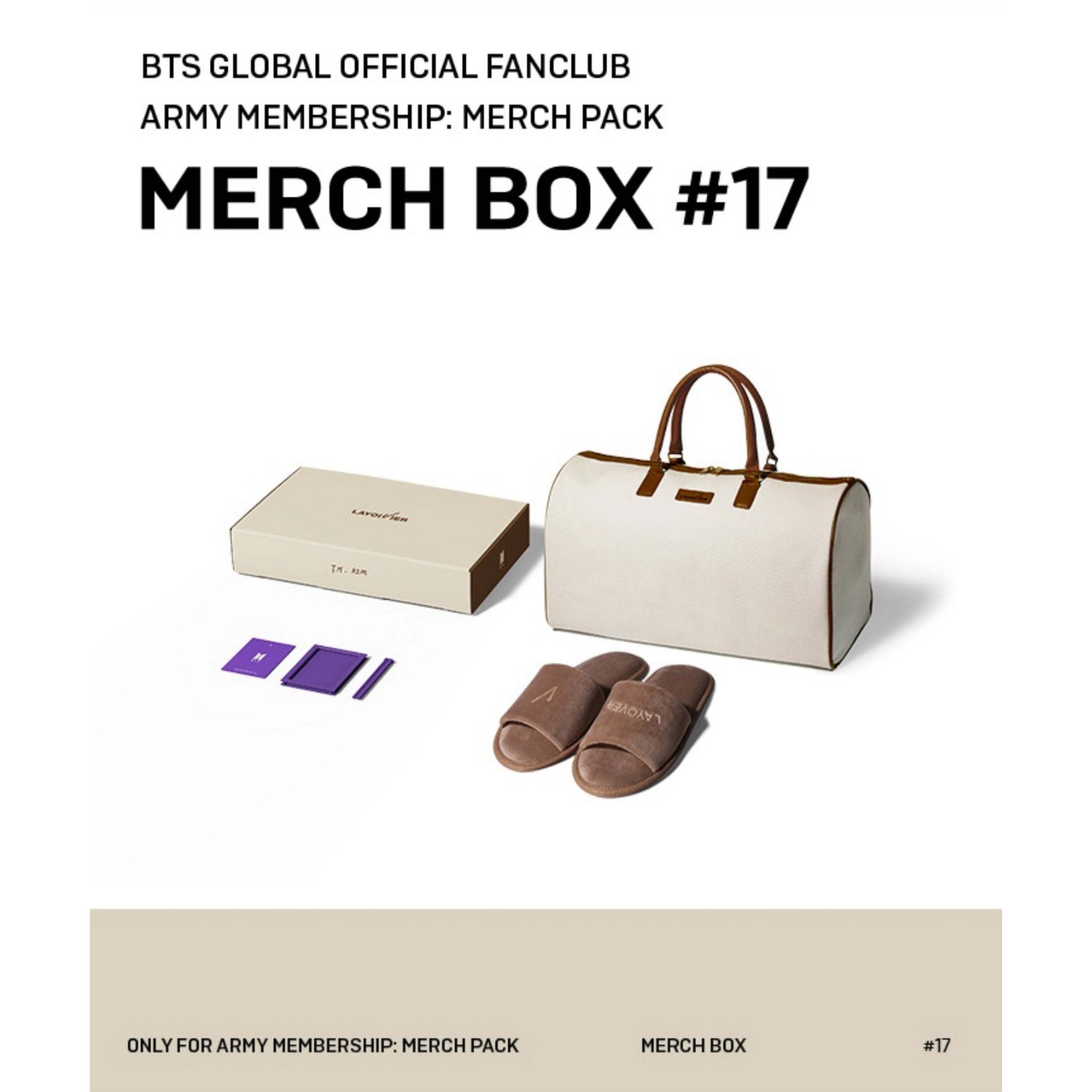 BTS公式 MERCHBOX ＃17 Ｖ LAYOVER ver． BTS V Layover MERCH BOX #17 ARMY Membership official