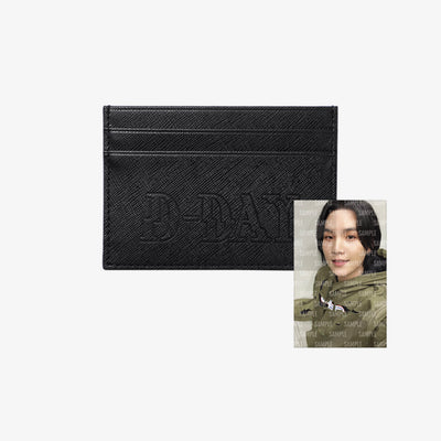 [1ST PRE ORDER] Suga D-Day Official Merch — Card Holder (Black)