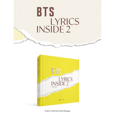 [PRE ORDER] BTS Lyrics Inside 2