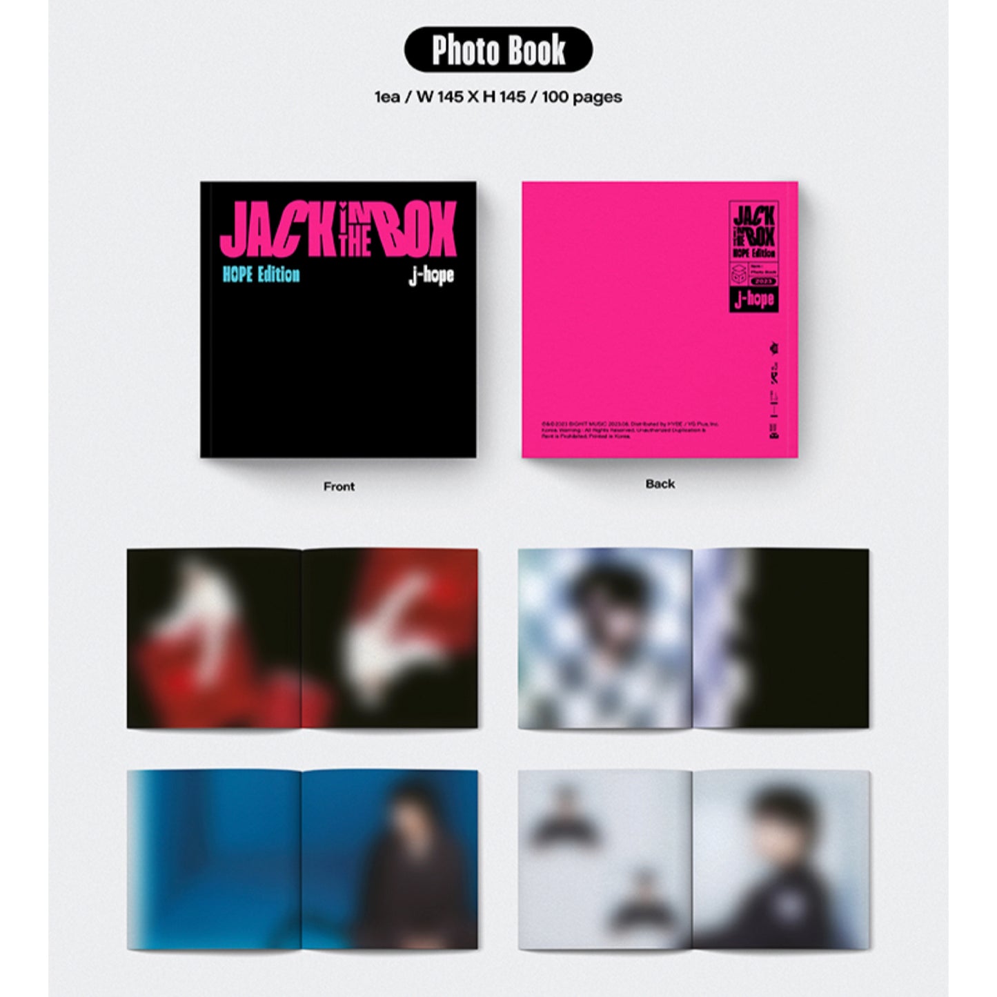 J-Hope's Solo Album — "Jack In The Box" HOPE Edition (w/ Early Bird Gift + POB)