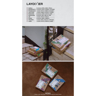 [PRE ORDER] V's Solo Album — "Layover" Set + Weverse Albums Version (w/ Early Bird Gift + POB)
