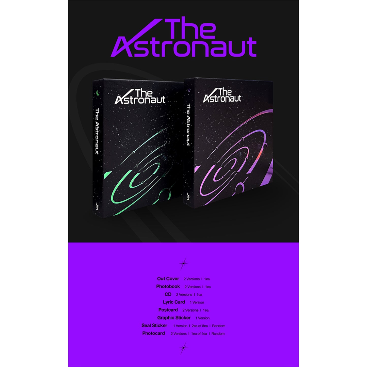 Jin's Solo Album — "The Astronaut" Set (w/ Early Bird Gift + POB)