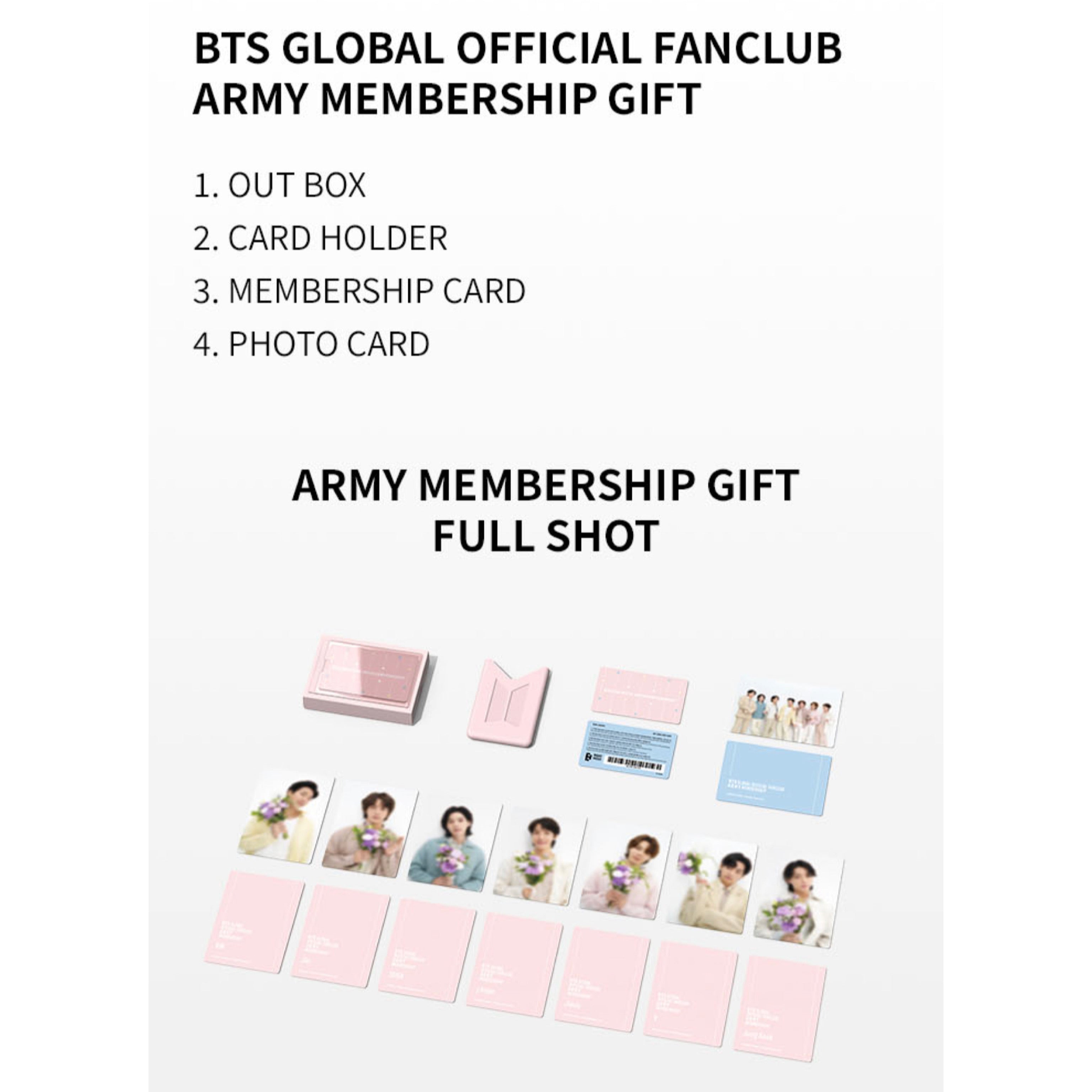 1800 BTS Army Membership – Bangtan Village PH
