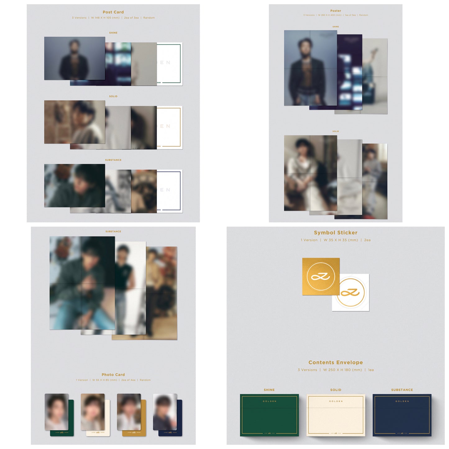 [PRE ORDER] ⭐️ Jung Kook’s Solo Album - GOLDEN (RANDOM) ⭐️