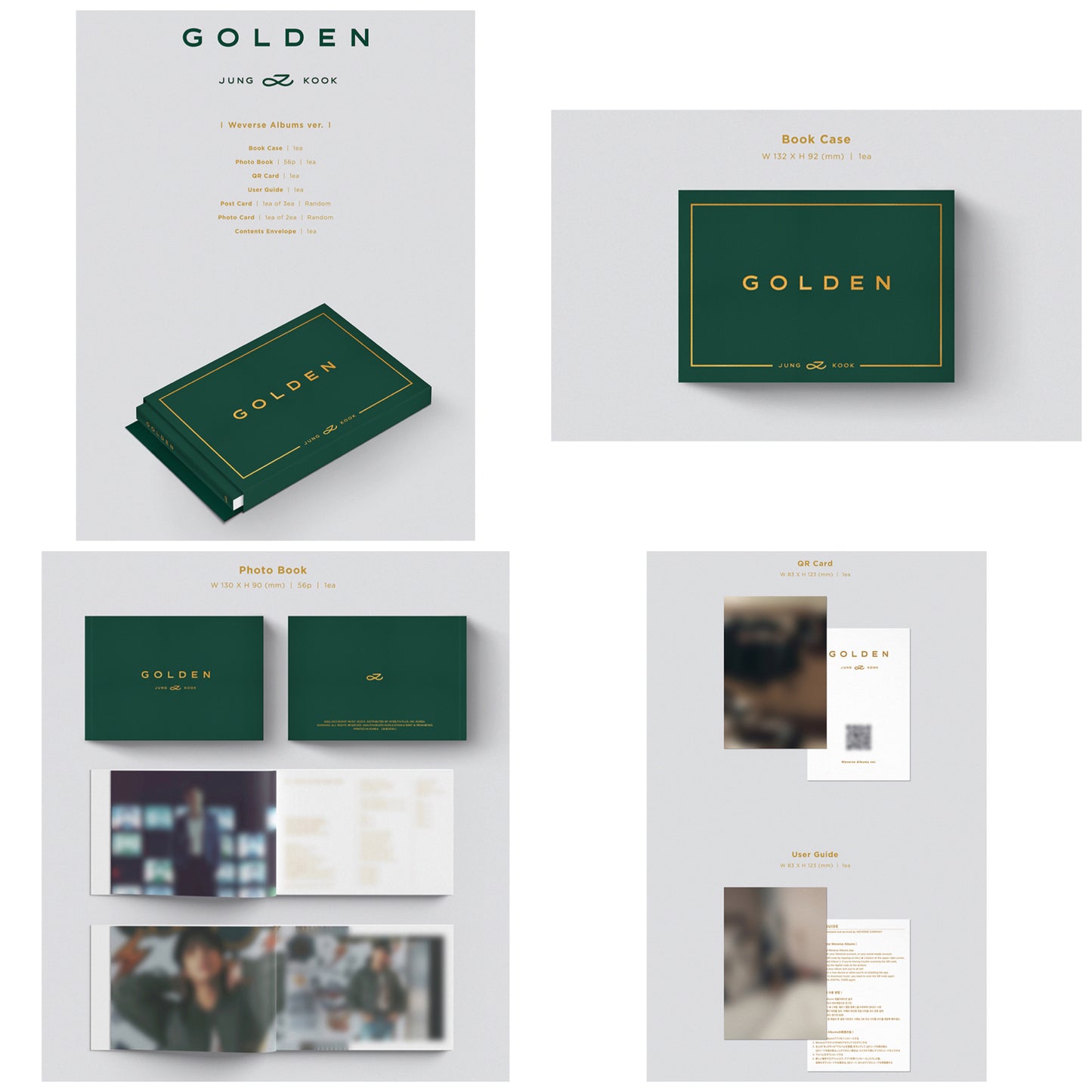 [PRE ORDER] ⭐️ Jung Kook’s Solo Album - GOLDEN (SET with Weverse Albums Version) ⭐️