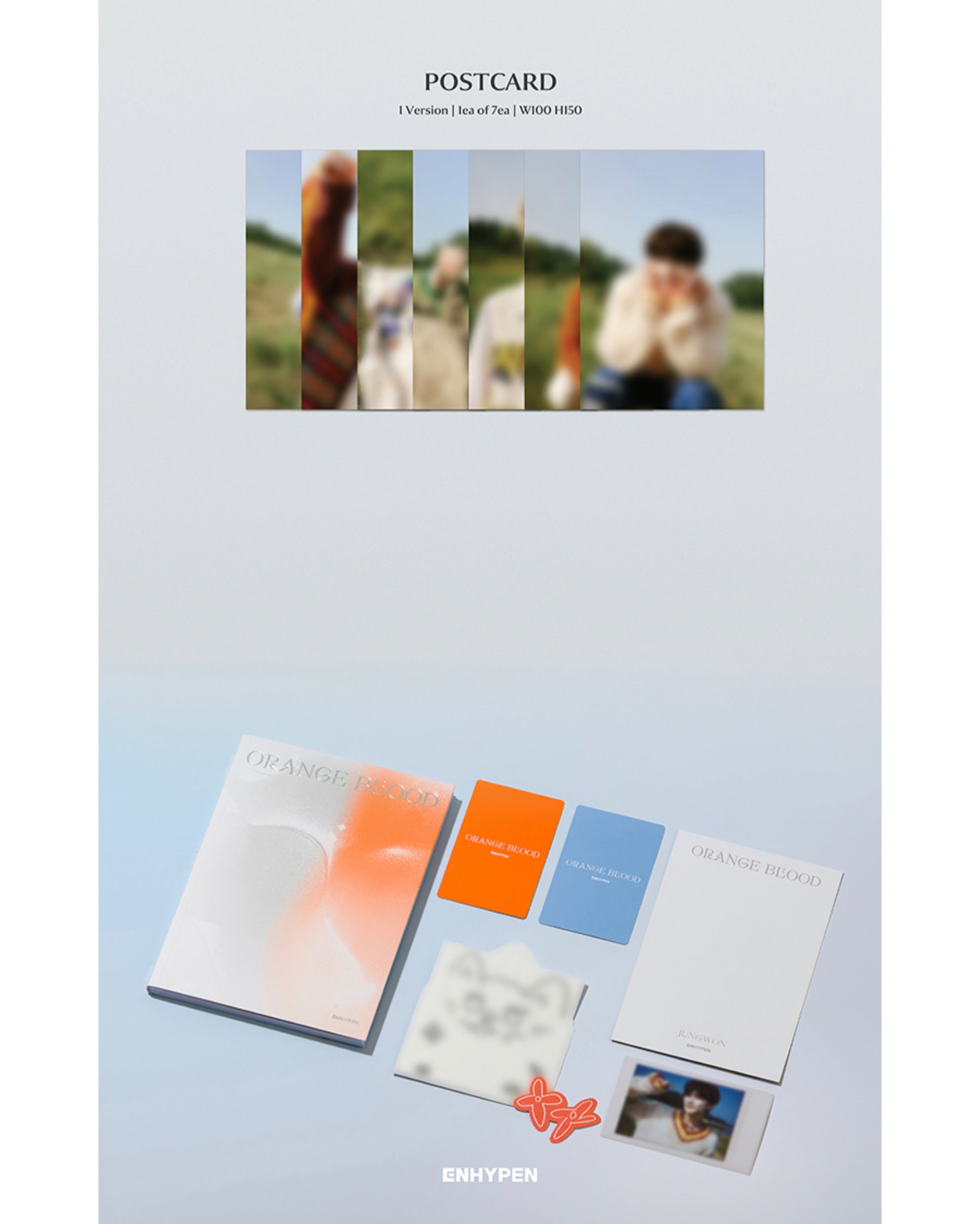 PRE ORDER] 🟠 ENHYPEN ORANGE BLOOD Album — Engene Version