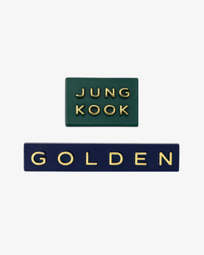 [PRE ORDER] ⭐️ JK GOLDEN MERCH - Badge Set ⭐️