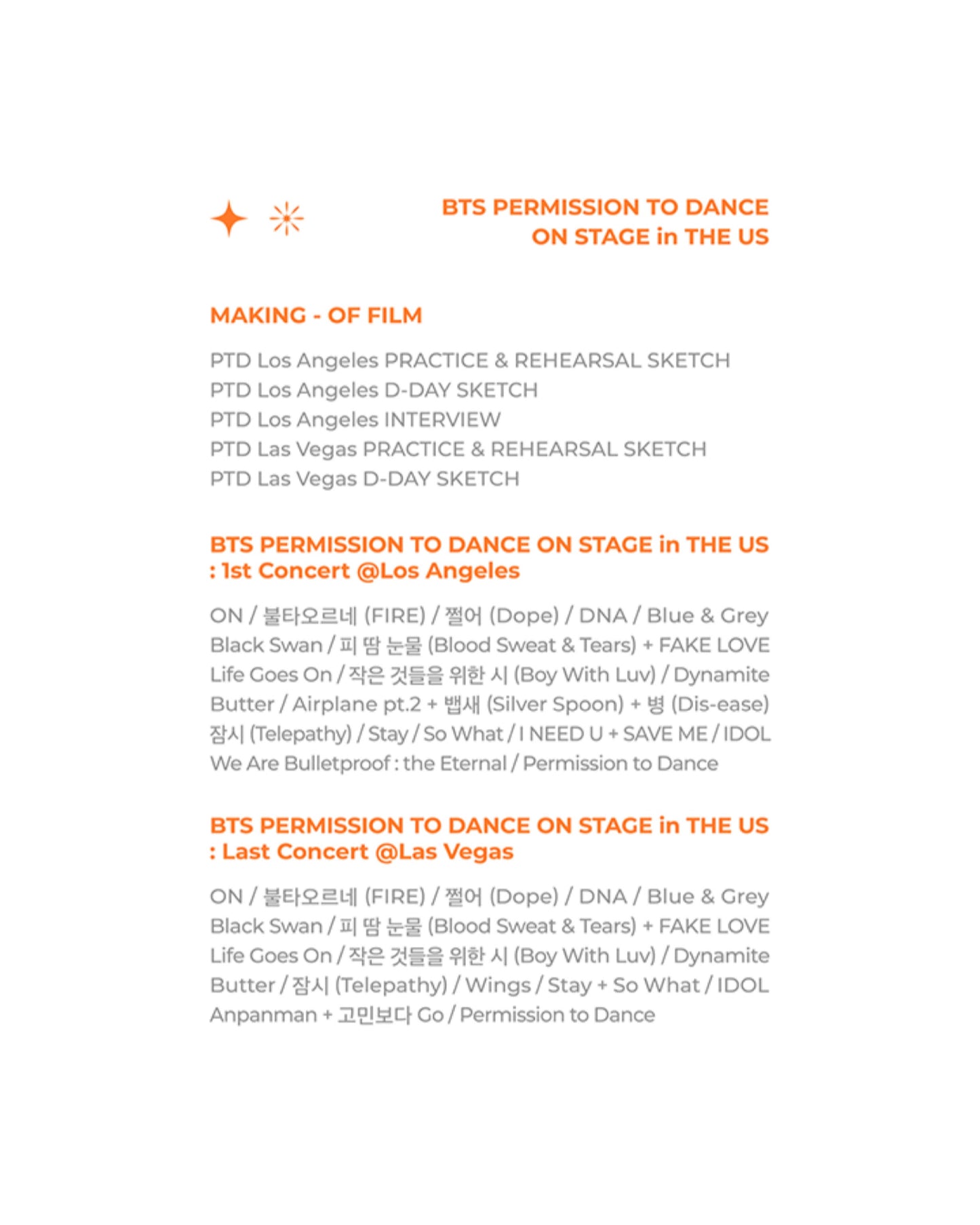 [PRE ORDER] 🧡 BTS Permission To Dance On Stage in the US (Digital Code) w/o POB 🧡