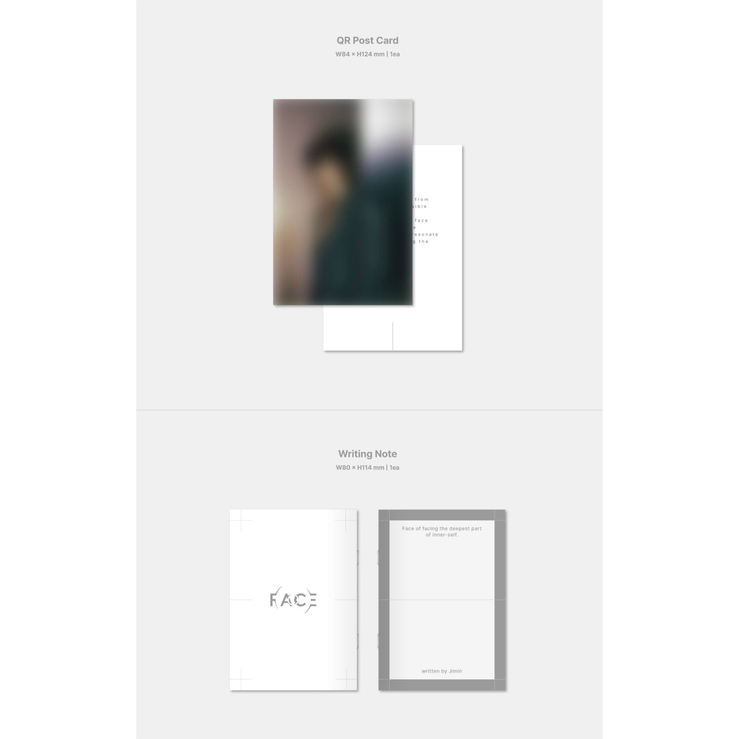 Jimin's Solo Album — "Face" Set + Weverse Albums Version (w/ Early Bird Gift + POB)