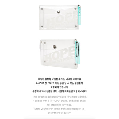 🃏 J-Hope's HOPE ON THE STREET VOL.1 Official Merch — Pouch 🃏