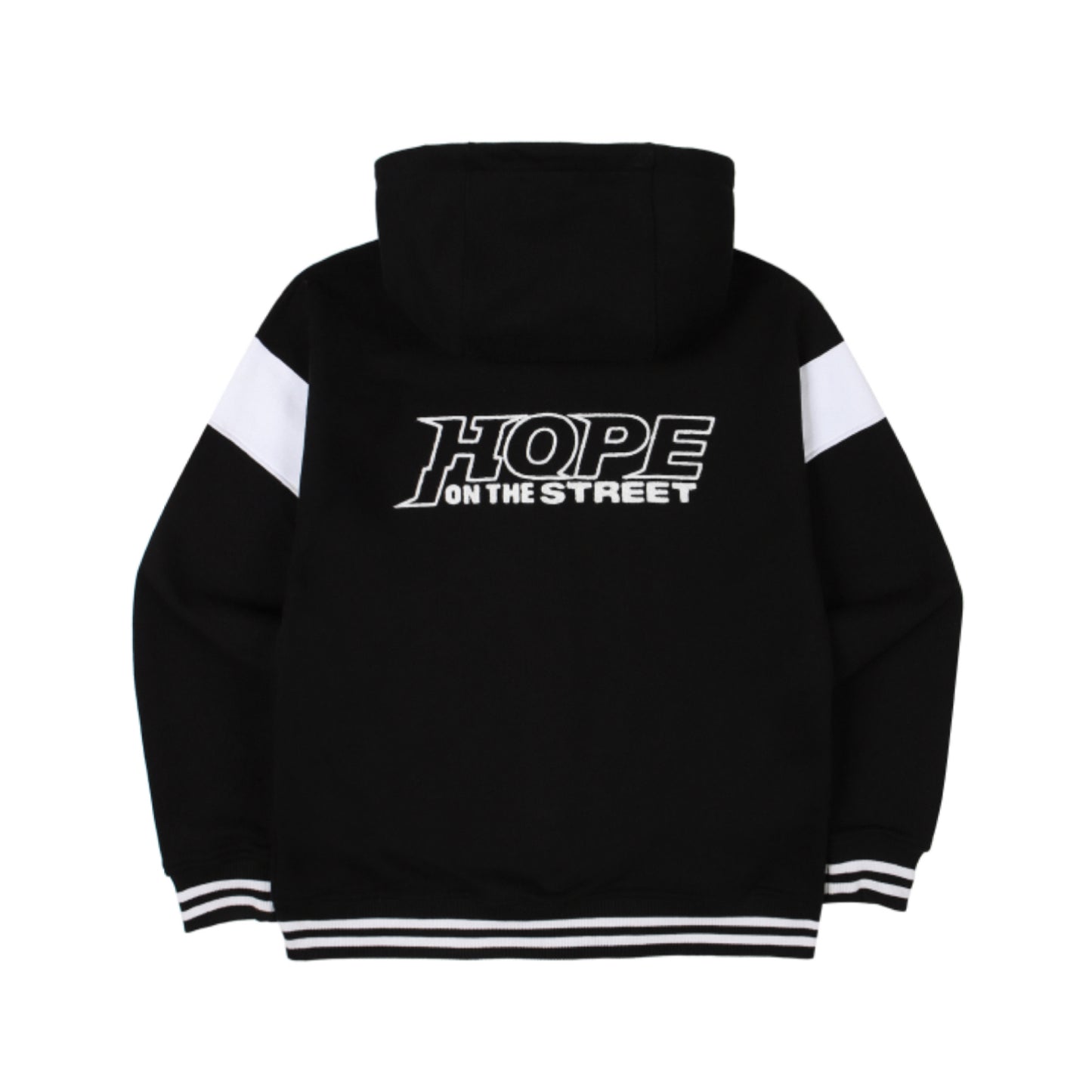 🃏 J-Hope's HOPE ON THE STREET VOL.1 Official Merch — Varsity Jacket (Black) 🃏