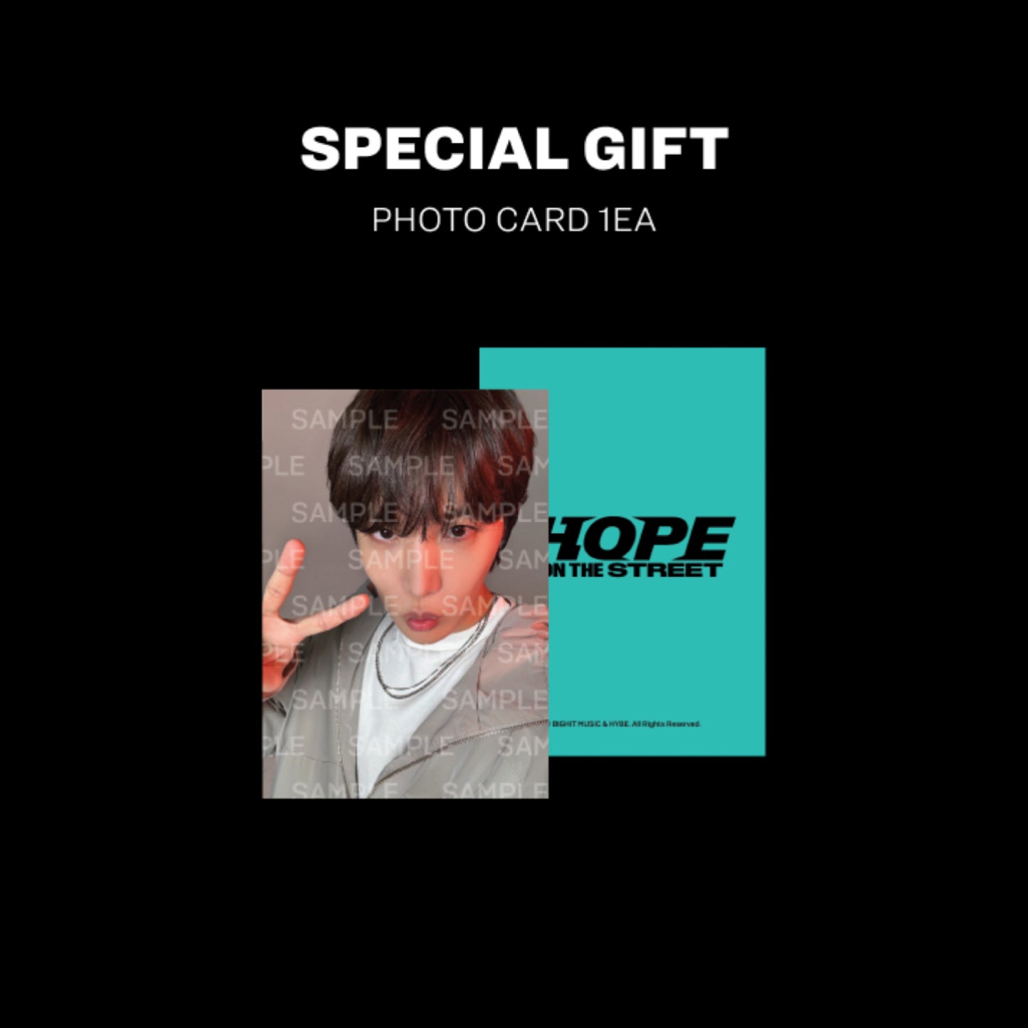 🃏 J-Hope's HOPE ON THE STREET VOL.1 Official Merch — Varsity Jacket (Black) 🃏