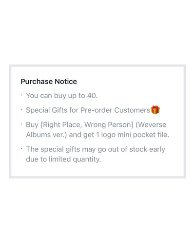 [PRE ORDER] ⚪️ RM’s 2nd Solo Album - Right Place, Wrong Person (Weverse Albums Version) ⚪️