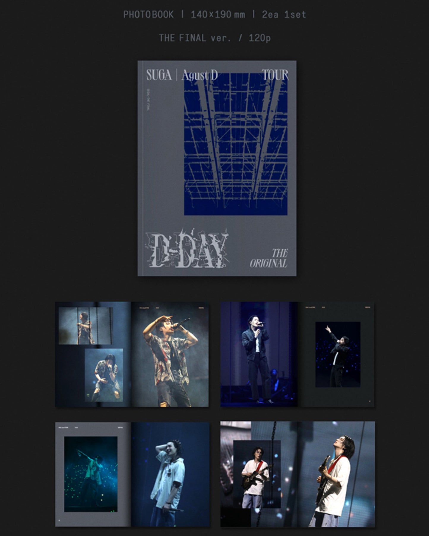 [KR RENTAL] ⚫ SUGA | AGUST D TOUR 'D-DAY' The Original w/ POB ⚫