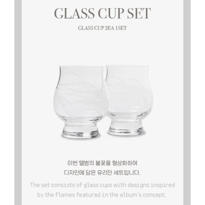 [1ST PRE ORDER] Suga D-Day Official Merch — Glass Cup Set