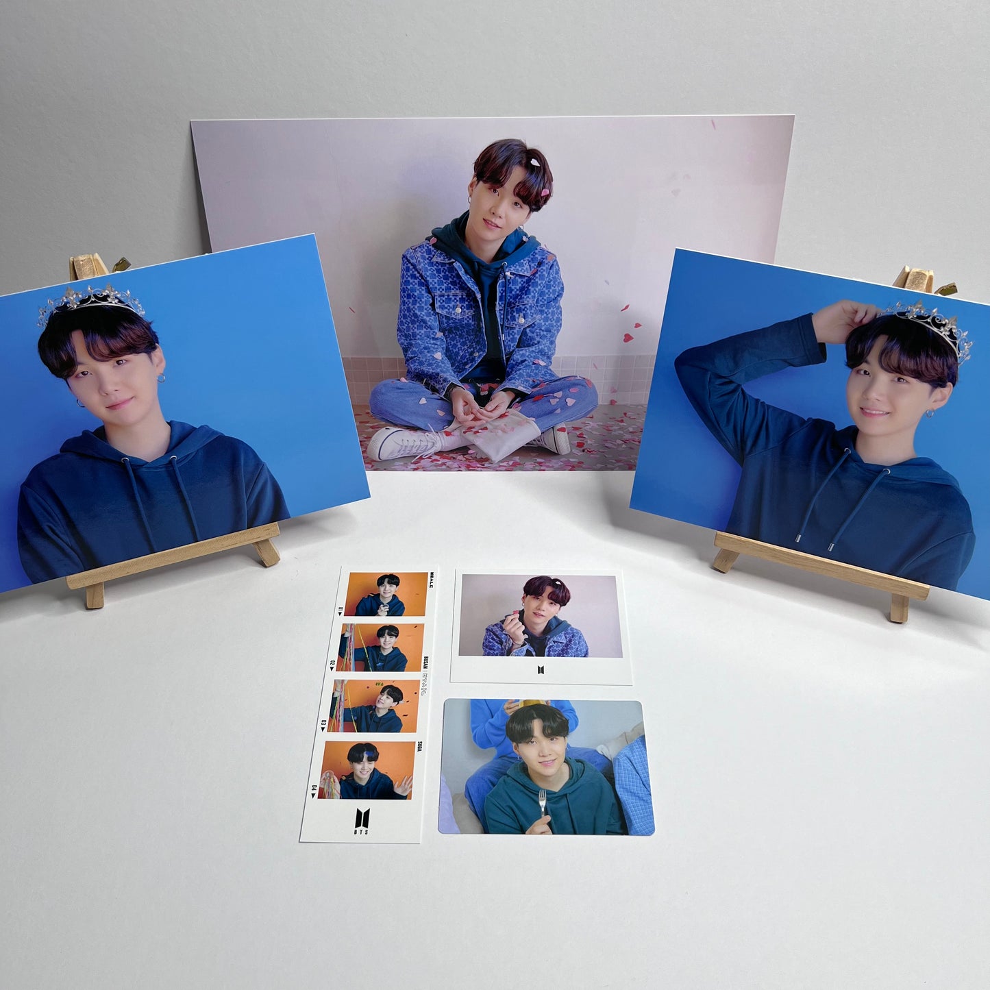 BTS YTC BUSAN Official Merch — Member Set Tingi (Mini PC + Mini Poster + 4-Cuts Photo + Instant Photo + Photo Book)