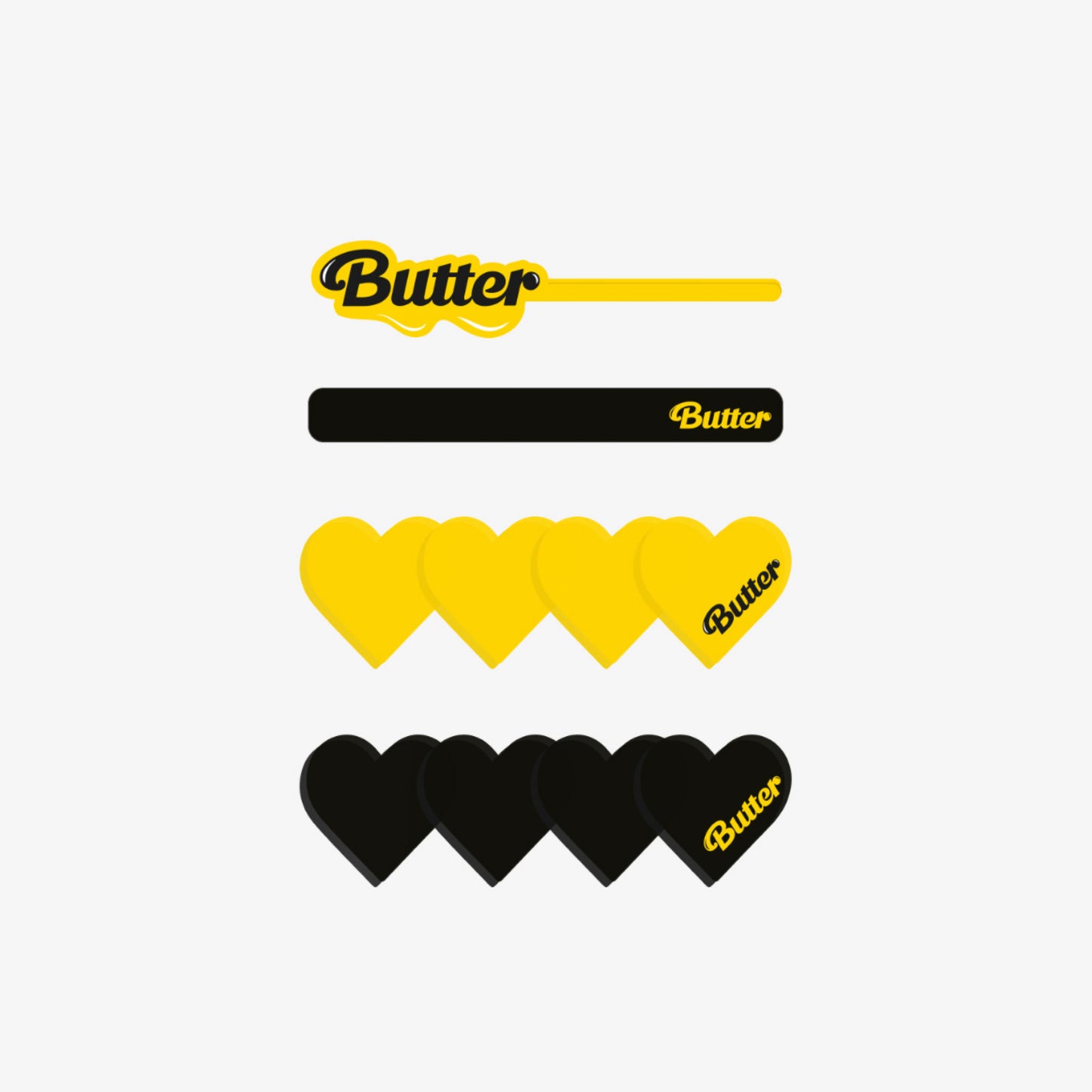 BTS Butter Hair Pin Set