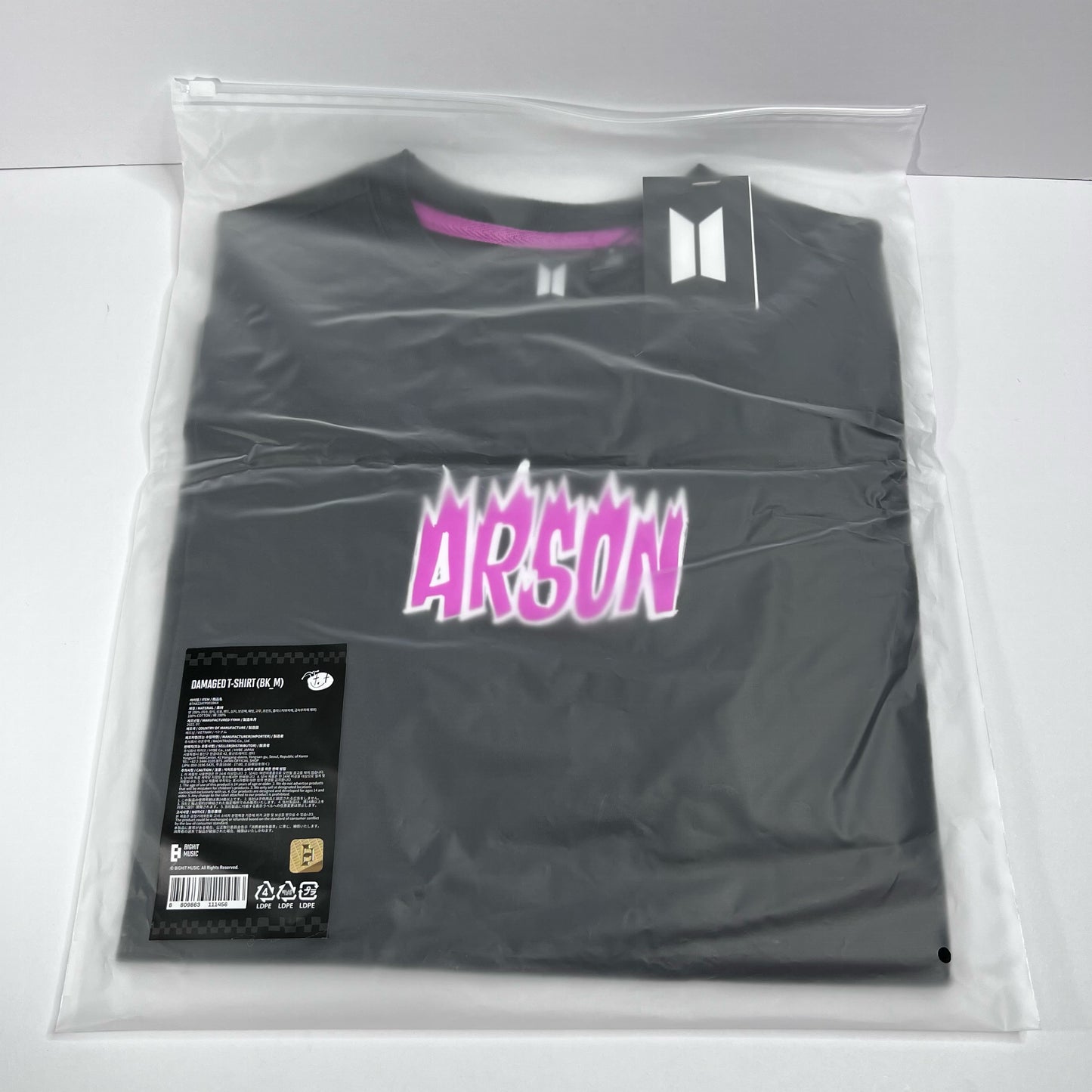 J-Hope's Jack In The Box Official Merch — Damaged T Shirt (Medium)